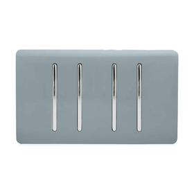 Cool Grey Wiring Accessories Trendi Decorative Screwless